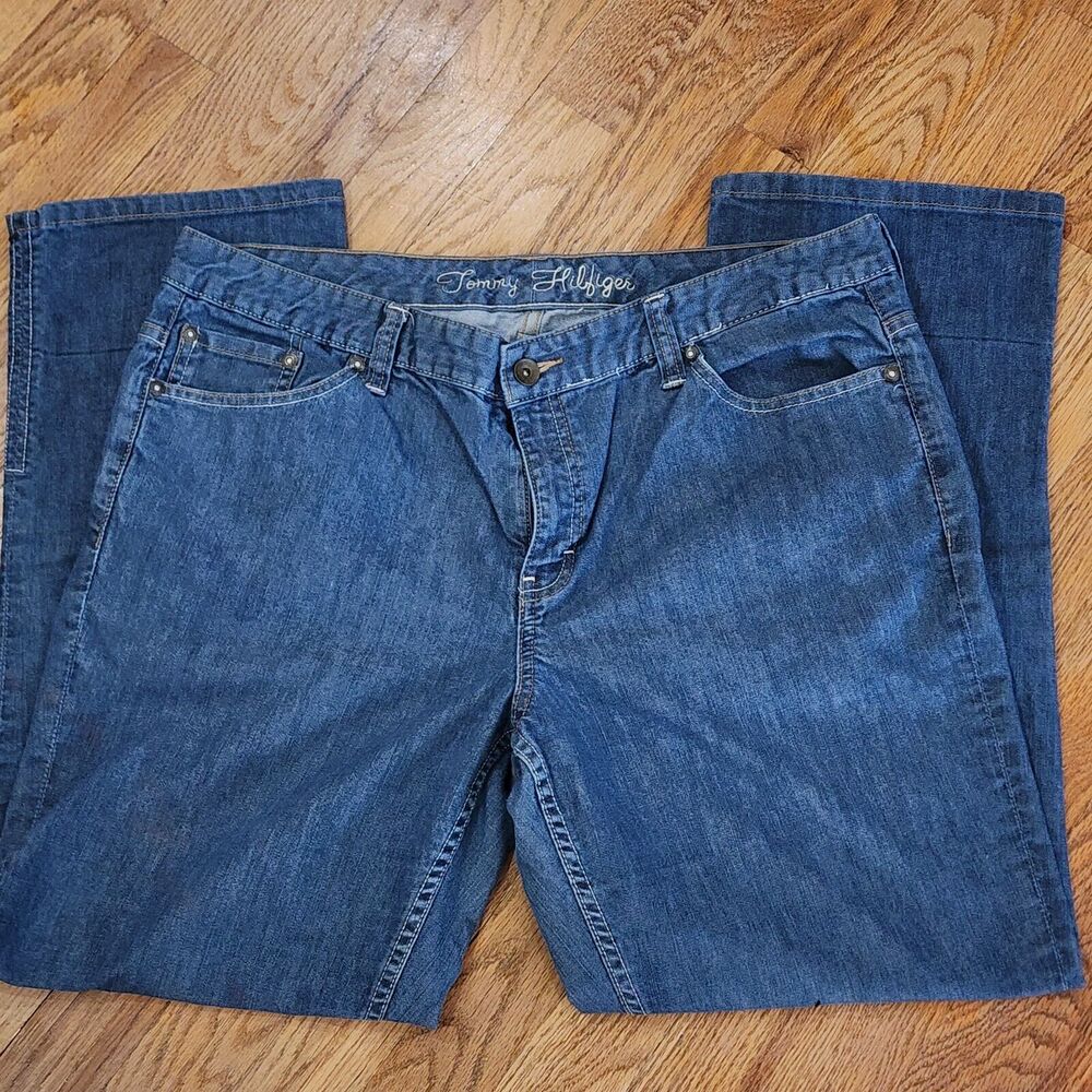 Tommy Hilfiger Y2K Straight Leg High Rise Women's Jeans size 14